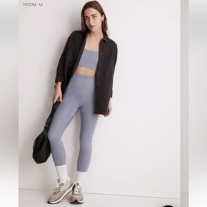 MWL by Madewell Flex Cutout Unitard sz Med NWT in Dusk Pearl